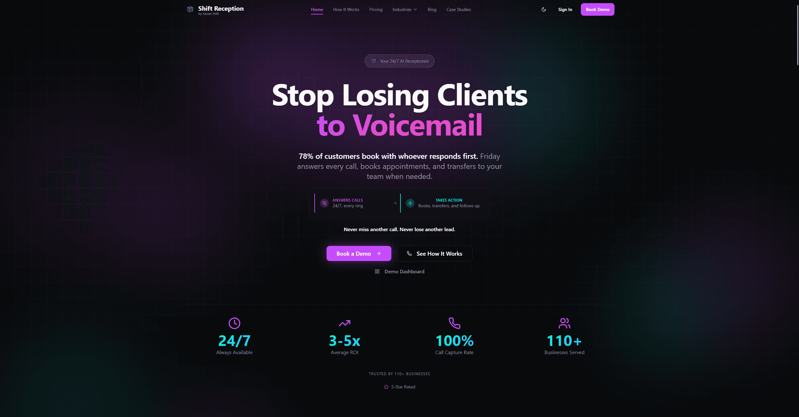 Shift Reception screenshot