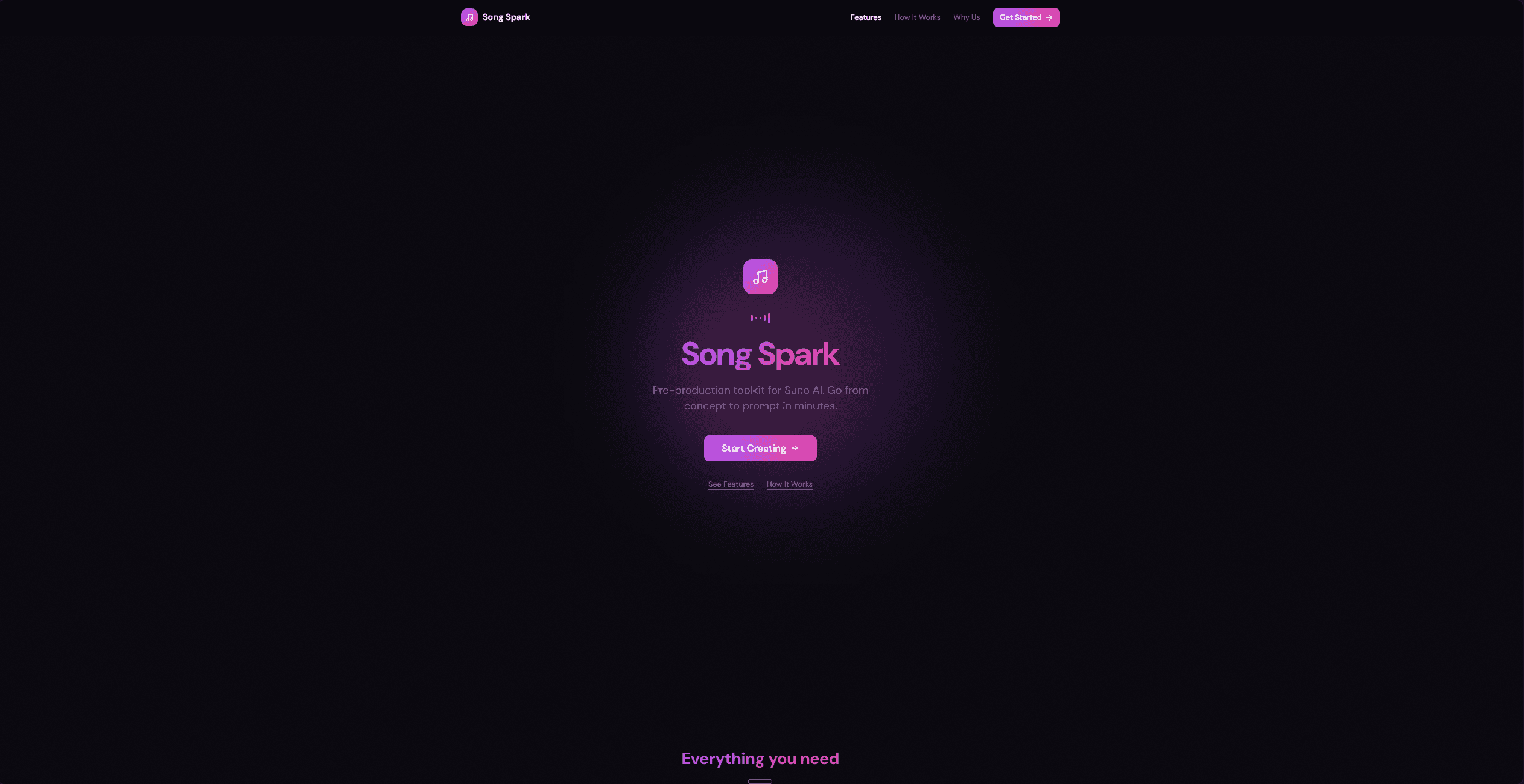 Song Spark screenshot