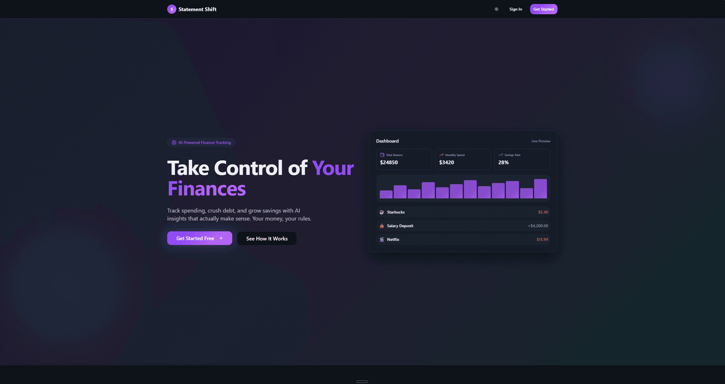 Statement Shift - screenshot 1